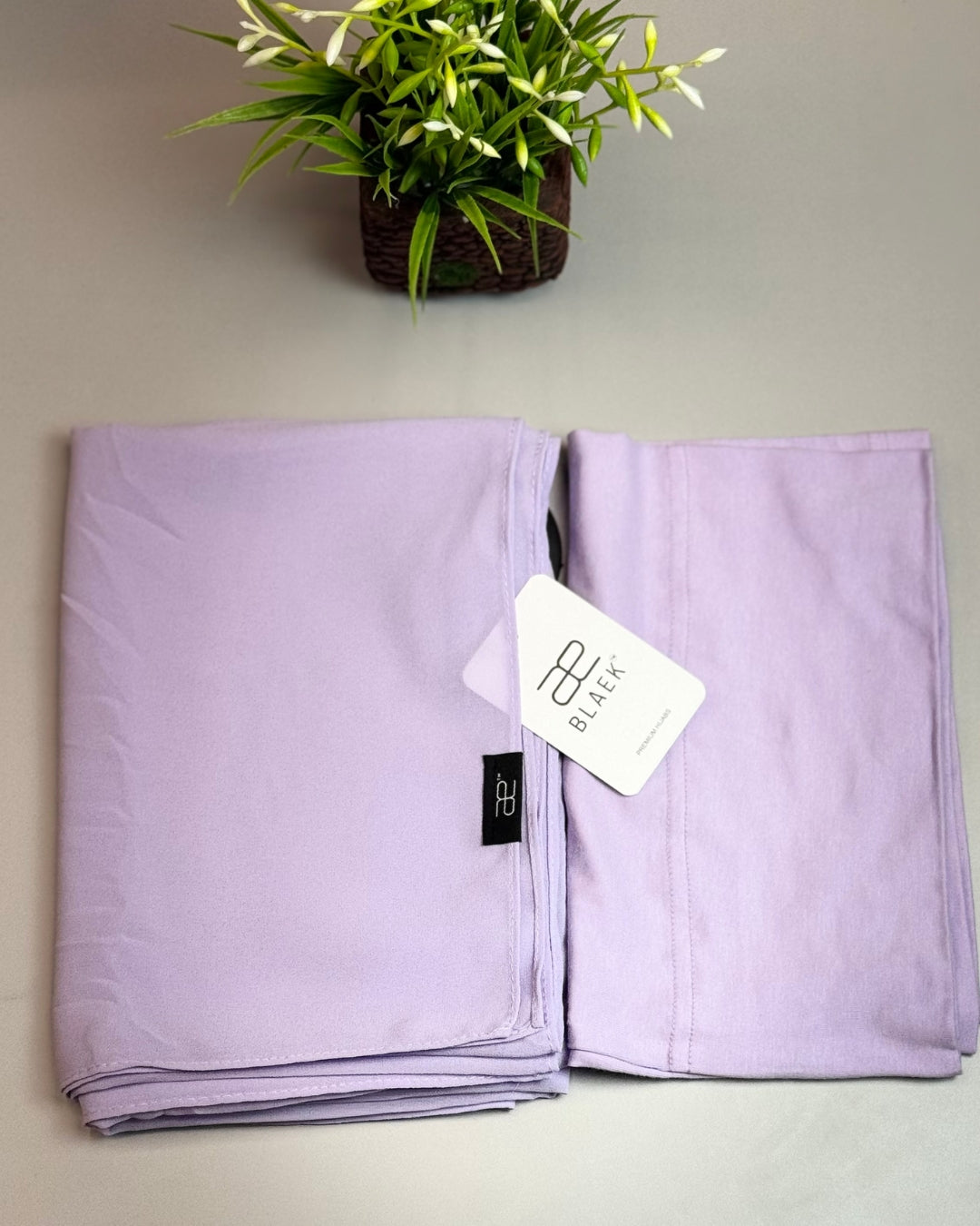 The Lavender Instant Hijab adds a soft, calming touch to your look with easy wear.